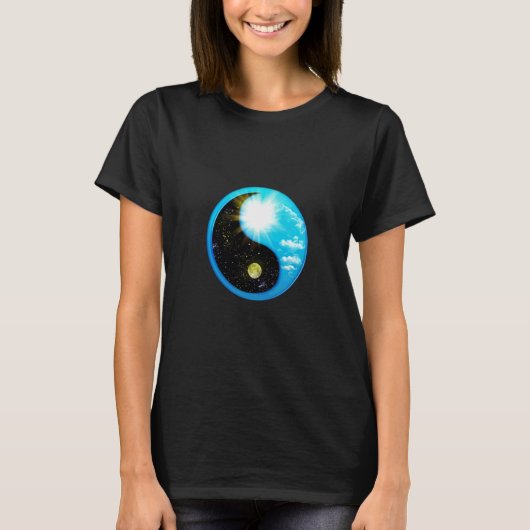 Yin Yang Day and Night Tシャツ (正面)