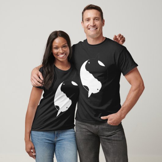 Yin Yang Frenchie French Bulldog Symbol Zen Tシャツ (ユニセックス)