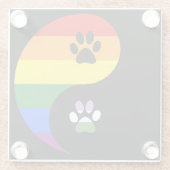 Yin-Yang Genderqueer Coaster ガラスコースター (裏面)