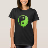 Yin Yang Graffiti Symbol Artwork Tシャツ (正面)