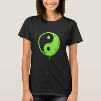 Yin Yang Graffiti Symbol Artwork Tシャツ