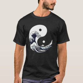 Yin yang Kanagawa Tシャツ