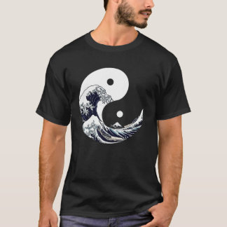 Yin yang Kanagawa Tシャツ