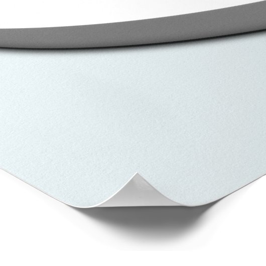 Yin Yang Pie Chart ポスター (角)