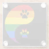 Yin-yang Pride ガラスコースター (裏面)
