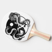 Yin Yang Schlange Drache 卓球ラケット (横)