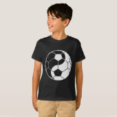 Yin Yang Soccer Graphic For Men Women Boys And Gir Tシャツ (正面フル)