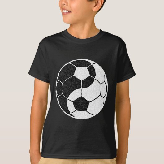 Yin Yang Soccer Graphic For Men Women Boys And Gir Tシャツ (正面)