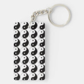 Yin Yang Tai Ji Chinese Symbol Acrylic Keychain キーホルダー (裏面)