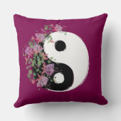 Yin Yang Throw Pillow  クッション (裏面)
