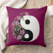 Yin Yang Throw Pillow  クッション (ブランケット)
