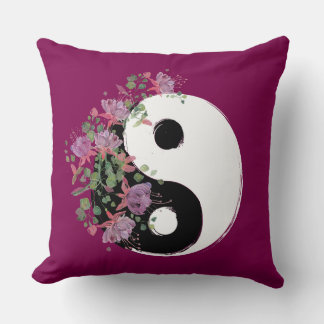 Yin Yang Throw Pillow  クッション