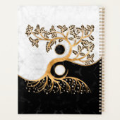 Yin Yang Tree - Marbles and Gold プランナー手帳 (裏面)
