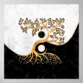 Yin Yang Tree - Marbles and Gold ポスター (正面)