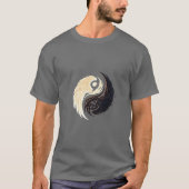 Yin-Yang Wing Emblem T-Shirt – Dark Fantasy Tシャツ (正面)