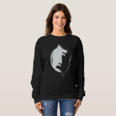 Yin Yang Yoga Zen Cute dogs for Dog   1 スウェットシャツ (正面フル)