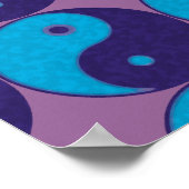 yin yang zen symbol ポスター (角)
