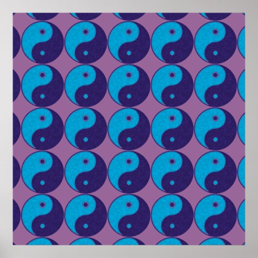 yin yang zen symbol ポスター (正面)