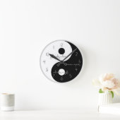 Yingおよびヤンの時計 ラウンド壁時計 (ホーム)
