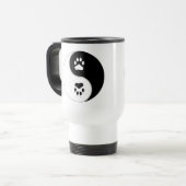 Yingヤンの足のプリント トラベルマグ (正面左)