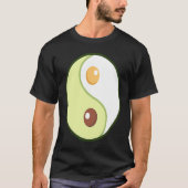 Ying Yang Avocado Ketogenic Overweight Diet Keto F Tシャツ (正面)