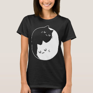 Ying Yang Cats Cat Tシャツティー1 Tシャツ