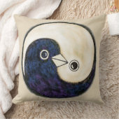 YinYangのハト派議員が付いているクッション クッション (ブランケット)