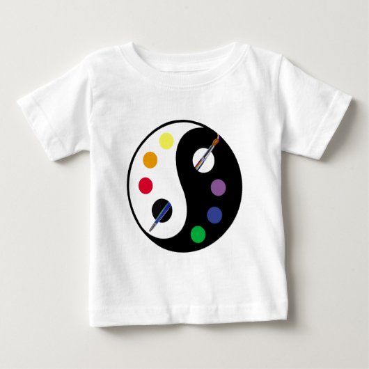 yinyangパレット ベビーTシャツ (正面)