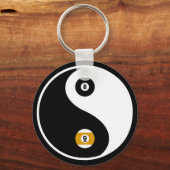 YinYangプールキーチェーン キーホルダー (正面)