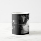 Yinyang Cat Needs Coffee Now Cup コーヒーマグカップ (中央)