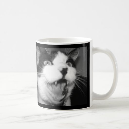 Yinyang Cat Needs Coffee Now Cup コーヒーマグカップ (右)