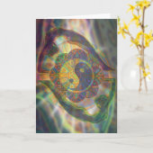yinyang digital - 2012 as greeting card カード (黄色い花)