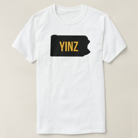YinzペンシルバニアのTシャツ Tシャツ (デザイン正面)