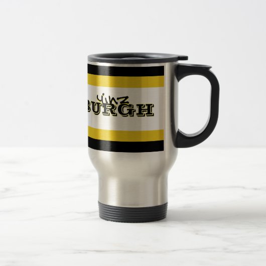 Yinzburghの鋼鉄、ステンレス鋼のコーヒーの都市 トラベルマグ (右)