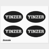 Yinzer 楕円形シール (シート)