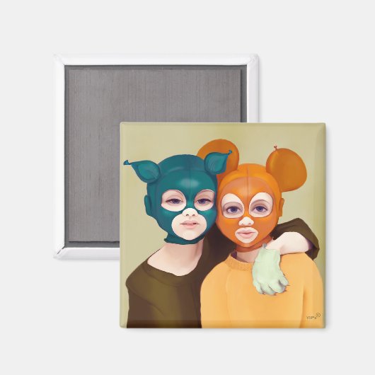 Yipの友人 マグネット (正面/裏面)