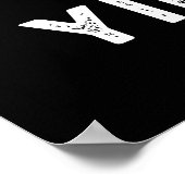 Yip-peaハッピーピープンダークBG ポスター (角)