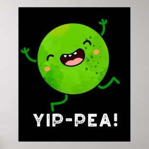 Yip-peaハッピーピープンダークBG ポスター