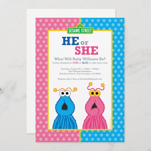 Yip-Yips性の暴露 招待状 (正面/裏面)