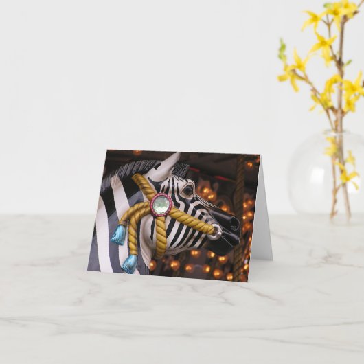 Yipesは縞で飾ります カード (黄色い花)