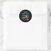 YippeeカヤックおもしろいカヤックBOATING SALING恋人O ラウンドシール (バッグ)