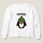 Yippee funny sarcastic penguin cartoon kid's (デザイン正面)
