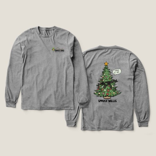 Yippee Ki Ya Yay Coasters トライブレンドTシャツ (デザイン 正面&背面)