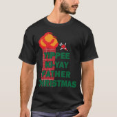 Yippee Ki-Yay父クリスマス Tシャツ (正面)