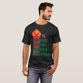 Yippee Ki-Yay父クリスマス Tシャツ