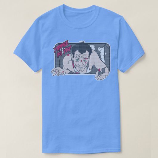 Yippee ki yay醜いクリスマスセーター tシャツ (デザイン正面)