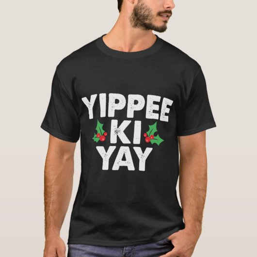 Yippee Ki Yay friends girl girl Tシャツ (正面)