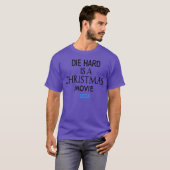 Yippee KiYay クリスマスをダイハードな友達として迎える Tシャツ (正面フル)
