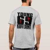 YK 69のTシャツ Tシャツ (裏面)