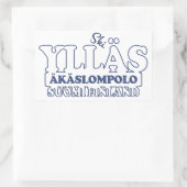 YLLAS FINLANDスタンプ 長方形シール (バッグ)
